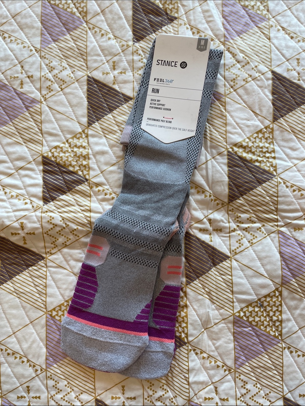 Stance Women’s Run Compression Socks - Size M 8-10.5